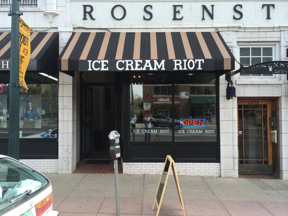 Ice cream store riot