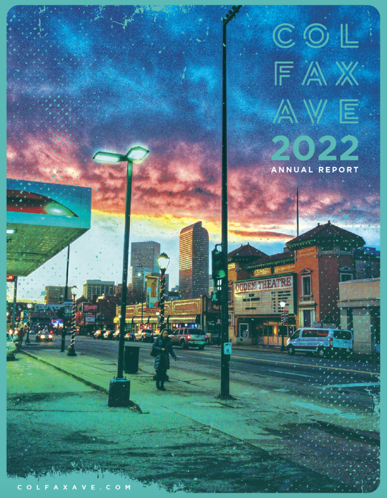 Cover image for the Colfax Ave 2022 Annual Report.