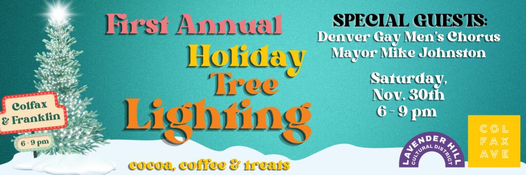 Holiday Tree Lighting event banner